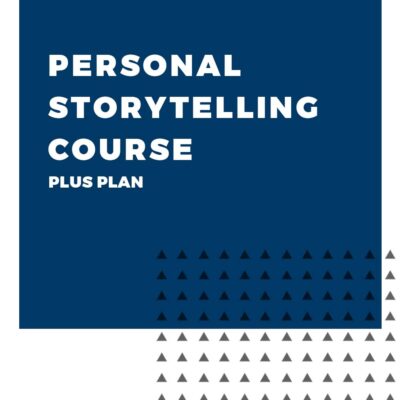 An image displaying text which is the title of the course: Personal Storytelling Course Plus Coaching Plan