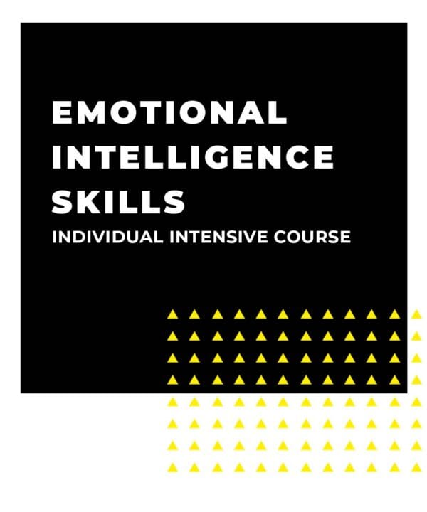 An image displaying text which is the title of the course: Emotional Intelligence Skills 1 Day Intensive Individual Training