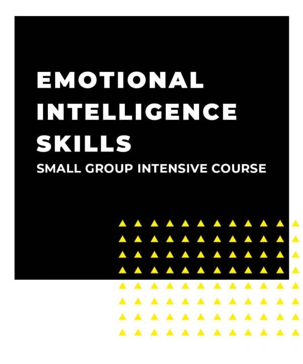 An image displaying text which is the title of the course: Emotional Intelligence Skills 1 Day Small Team Intensive Training