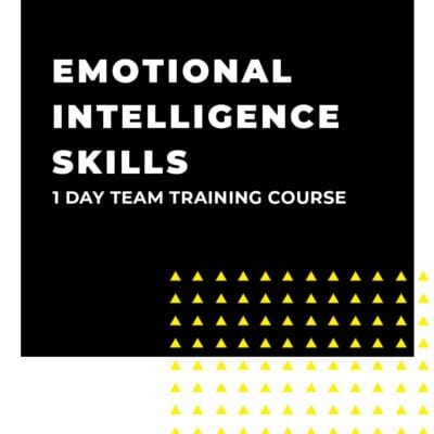 An image displaying text which is the title of the course: Emotional Intelligence Skills 1 Day Team Training