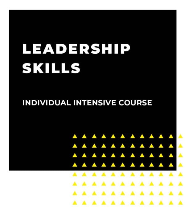 An image displaying text which is the title of the course: Leadership Skills 1 Day Intensive Individual Training